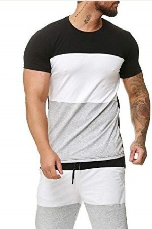 Outdoor Sports and Leisure Color Matching T Sleeve Men