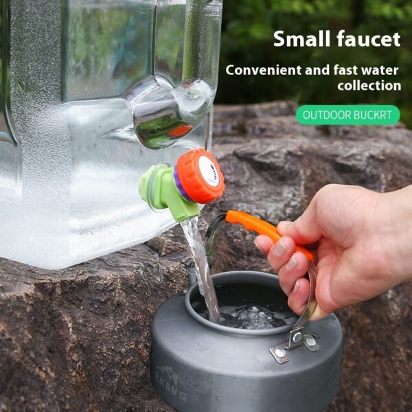 Outdoor Bucket Household Water Breaker Car Camping With Faucet - Image 2