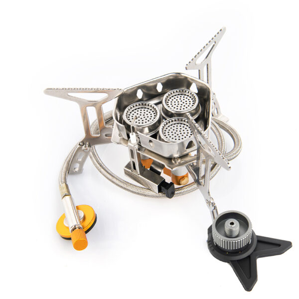 Foldable Portable Split Windproof Picnic Stove - Image 3