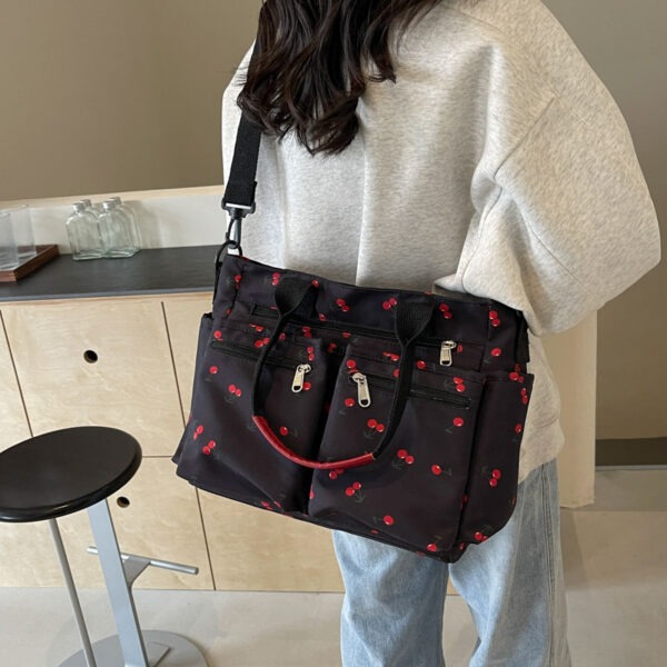 Printed Cherry Women's Shoulder Messenger Bag - Image 4