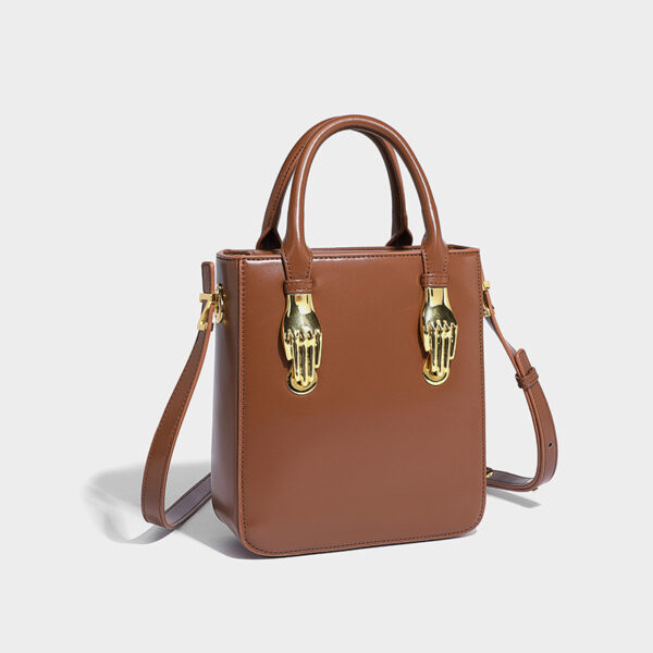 Mini Small Square Bag Metal Handbag Shoulder Crossbody Female Student - Image 2