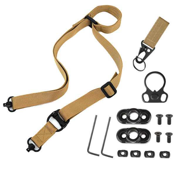 Outdoor Camping Tactical Harness QD Button Nylon Double Point - Image 4