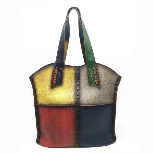 Cowhide one-shoulder bag - Image 5