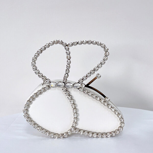 Butterfly Handbag Rhinestone Lady - Image 6