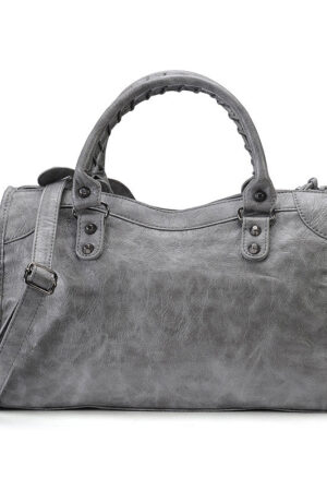 Ladies Hand One Shoulder Crossbody Studded Vintage Fringe Bag