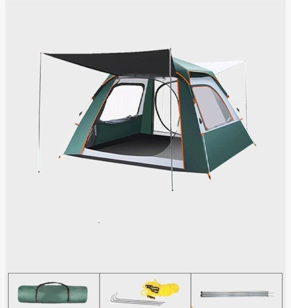 Foldable Automatic Thickening Sunscreen Wild Picnic Home Full Set Camping Tent - Image 7