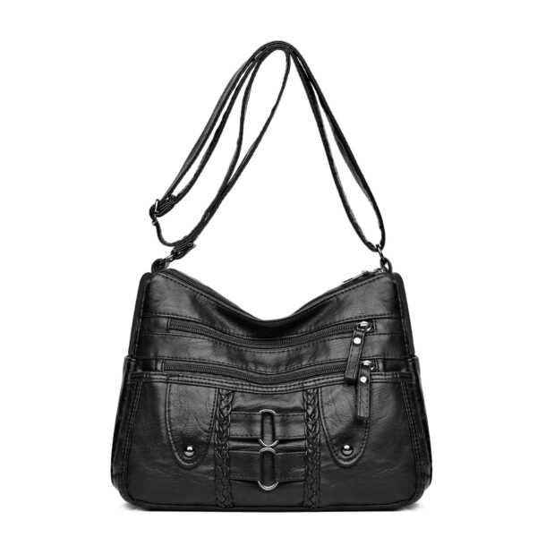 Fashion Large Space Knitted Messenger Bag Korean Simple - Image 6