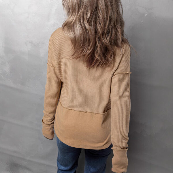 Autumn And Winter New Solid Color Loose Sweater Women's Top - Image 3