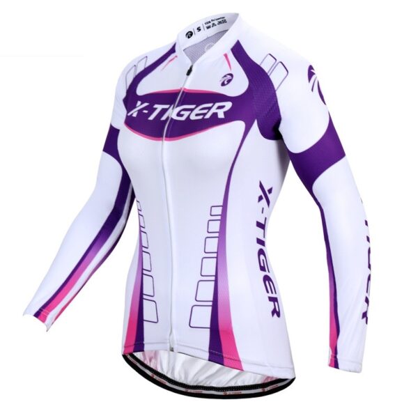 Spring and autumn women's long-sleeved cycling jersey suit - Image 6