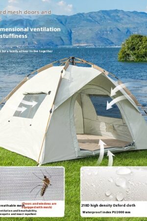 Outdoor Portable Folding Automatic Camping Tent