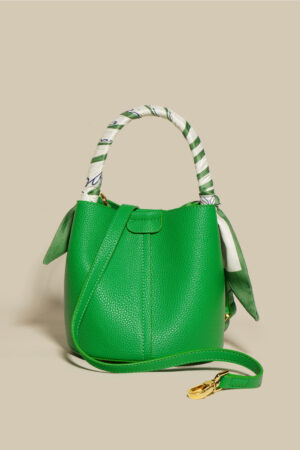 Genuine Leather Advanced Texture Bucket Bags Women