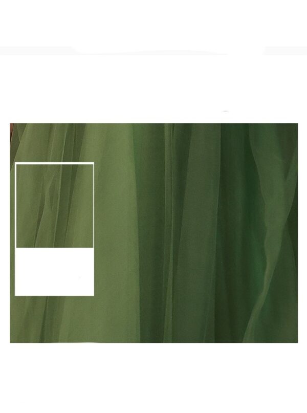 Green Wedding Dress Guzheng Art Examination Solo - Image 2