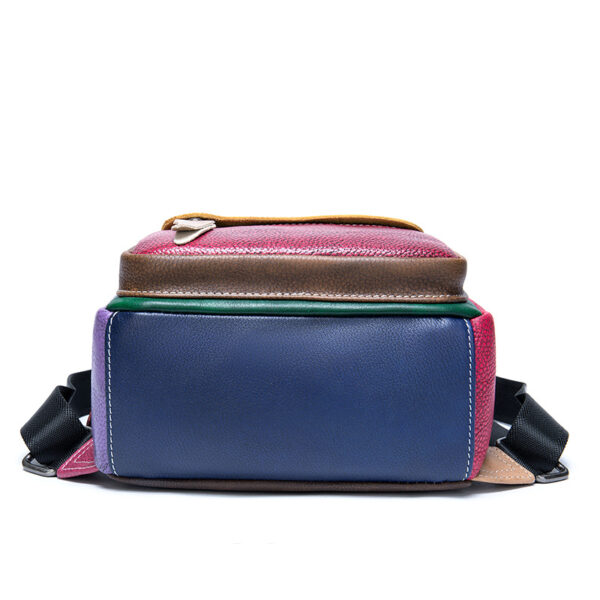 Vintage leather backpack - Image 3