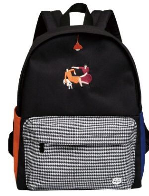 Wild leisure hit color backpack student school bag