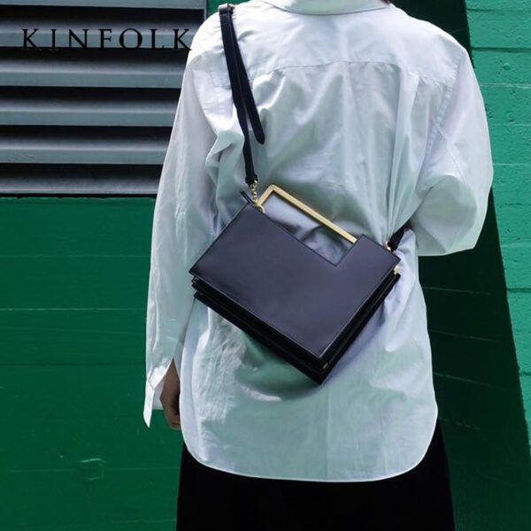 Multi-compartment single-shoulder messenger bag - Image 2