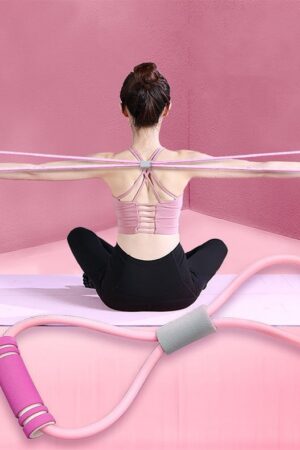 Eight-Shaped Elastic Rope Stretch Belt Exercise Arm Fitness Equipment