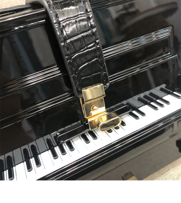 Piano Acrylic Box Shoulder Crossbody Small Square Bag - Image 10