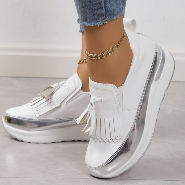 Women's Fashion Tassel Muffin Platform Casual Shoes - Image 2