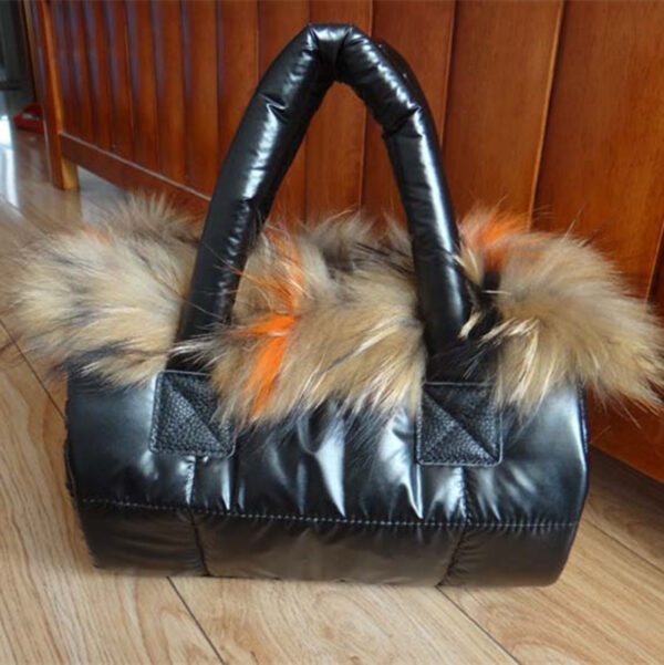 Down bag space cotton handbag