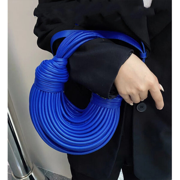 Noodles Handwoven Knot Dumpling Tote Bag - Image 2