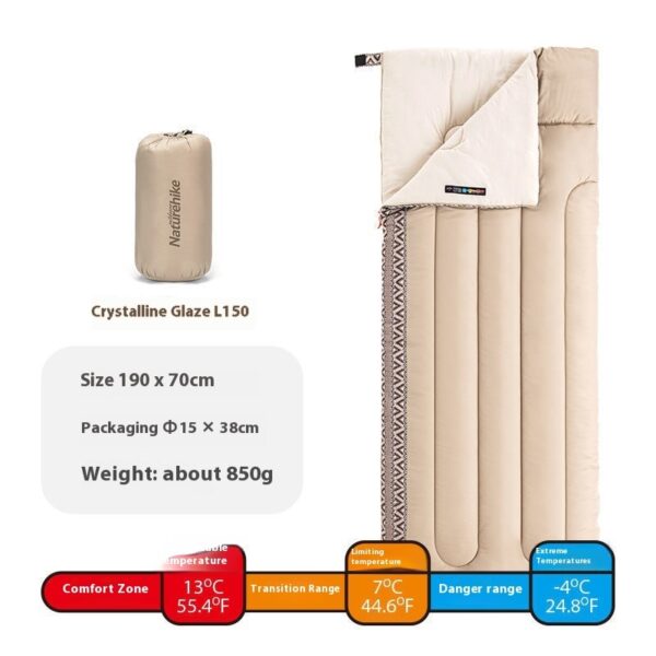 Four Seasons Universal Portable Outdoor Camping Dirty Proof Sleeping Bag - Image 4