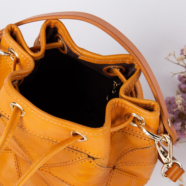 Geometric Stitching Crossbody Women's Bag Literary Handbag - Image 2