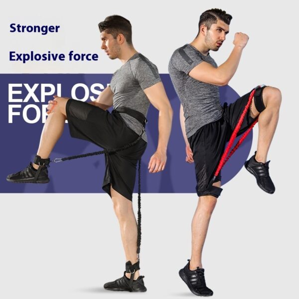 Boxing MMA Taekwondo Elastic String Basketball Bounce Strength Leg Training Explosive Power Resistance Band Fitness Equipment - Image 4
