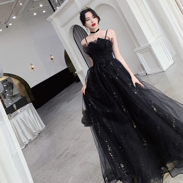 Black Evening Dress Temperamental Minority High-end - Image 6