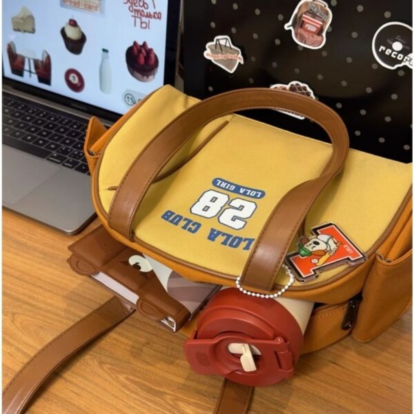 American Retro Three-dimensional Half Round Shoulder Bag - Image 3