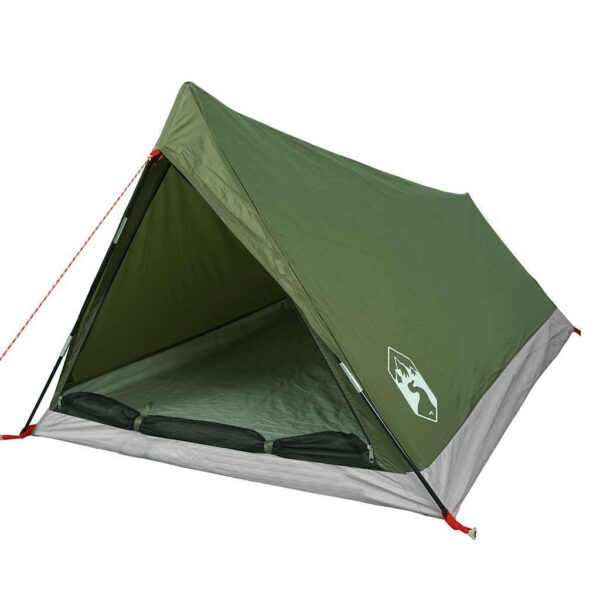 vidaXL Cort de camping pentru 2 persoane, verde măsliniu, impermeabil - Image 6