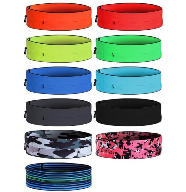 Outdoor Sports Waistband Elastic Mobile Phone Bag Sports Belt Bag - Image 4