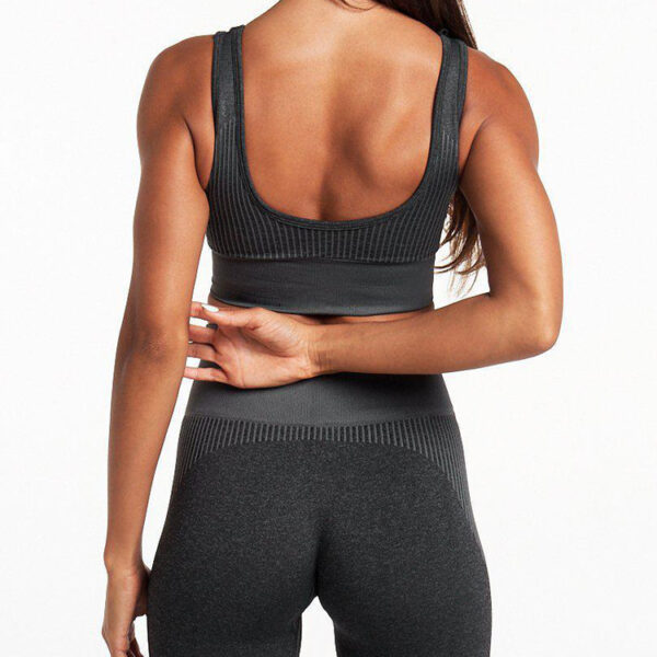 Seamless shorts fitness suit - Image 2