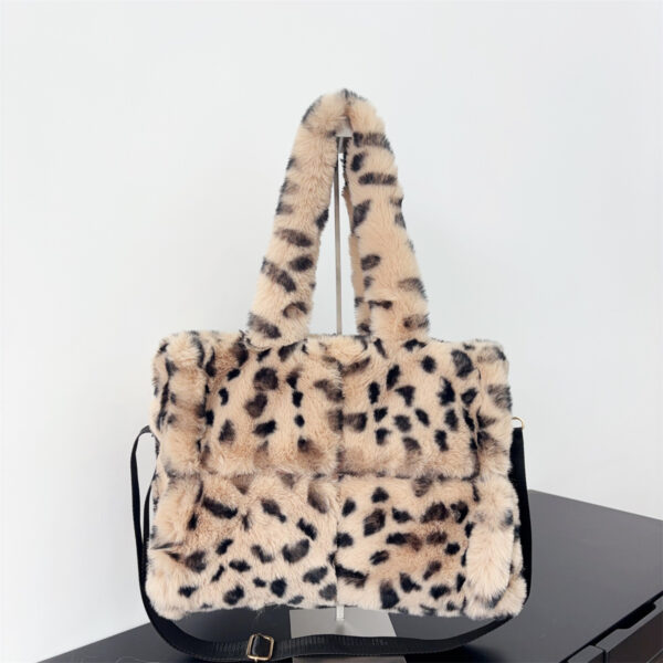 Leopard Print Tote Shoulder Messenger Bag Large Capacity - Image 7