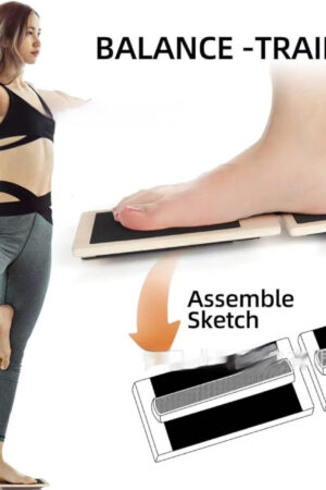 Wooden Yoga Trainer Foot Tensioner Bar