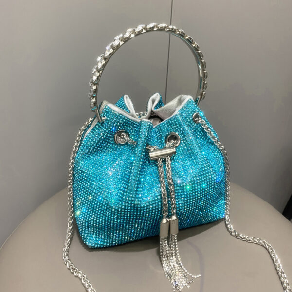 European And American Shiny Diamond Handbag For Women - Image 7