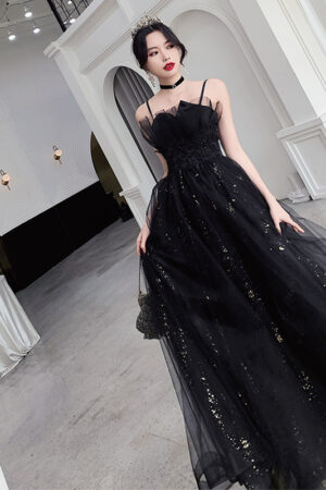Black Evening Dress Temperamental Minority High-end