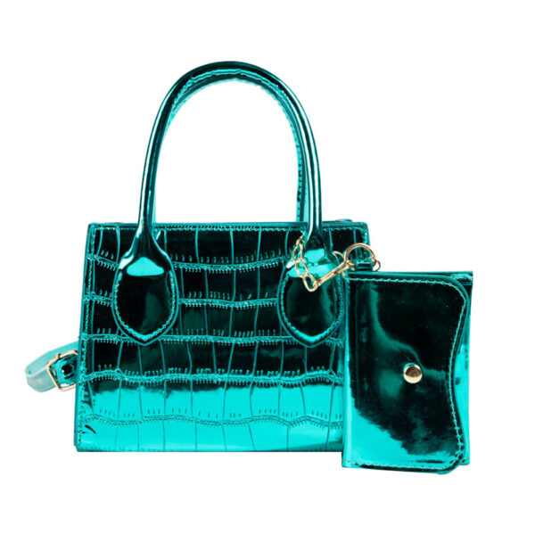 Simple Texture Shoulder Messenger Bag - Image 5