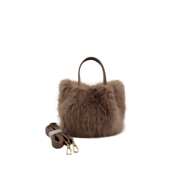 Women's Fox Fur-style Tote Bag - Image 5