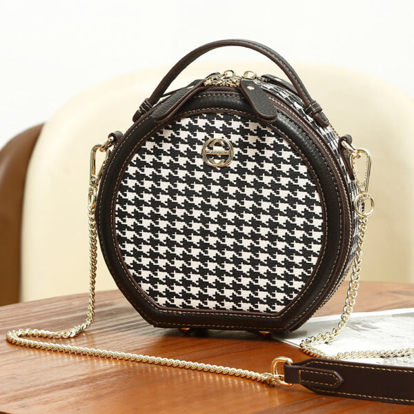 Retro Easy Matching Round Women's Bag Crossbody Shoulder Bag - Image 6