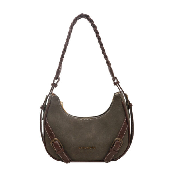 Retro Underarm Baguette Shoulder Selenodont Bag - Image 7