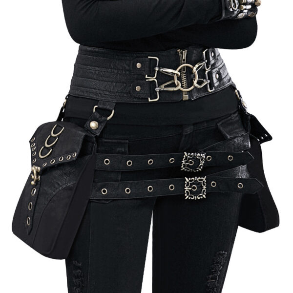 Steampunk PU Leather Women's Bag Outdoor - Image 4