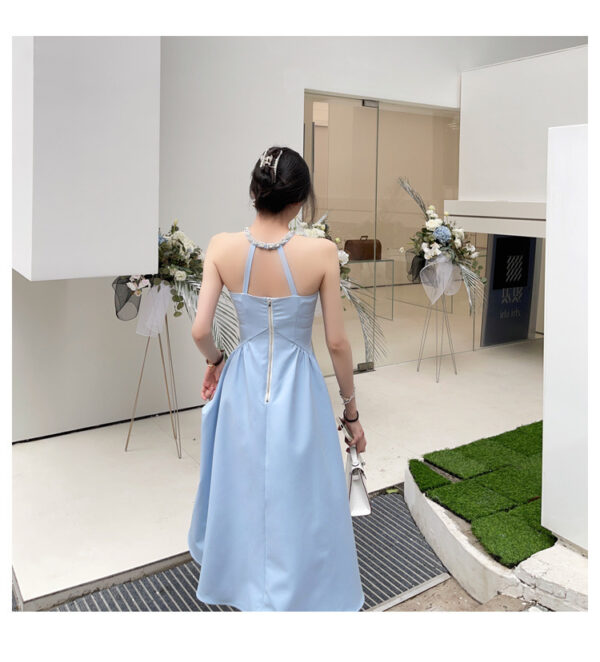 Diamond Halterneck Sexy Halterneck Dress Women - Image 4
