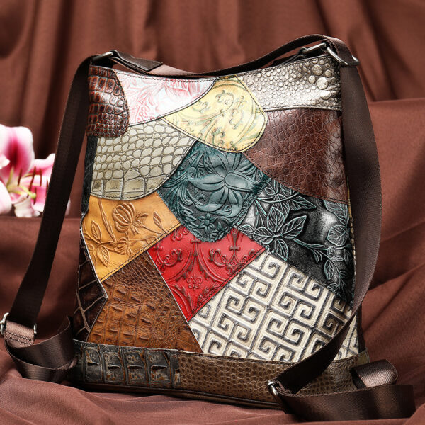 Women's leather shoulder bag - Image 3
