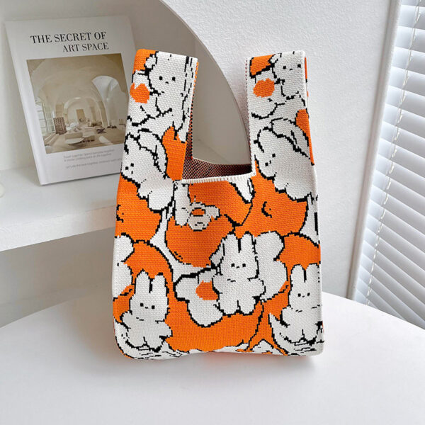 Moon Rabbit Knitted Shoulder Bag - Image 7