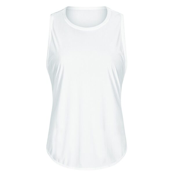 New Yoga Vest Fitness Exercise Sleeveless Blouse Quick-drying Loose Yoga Top - Image 10