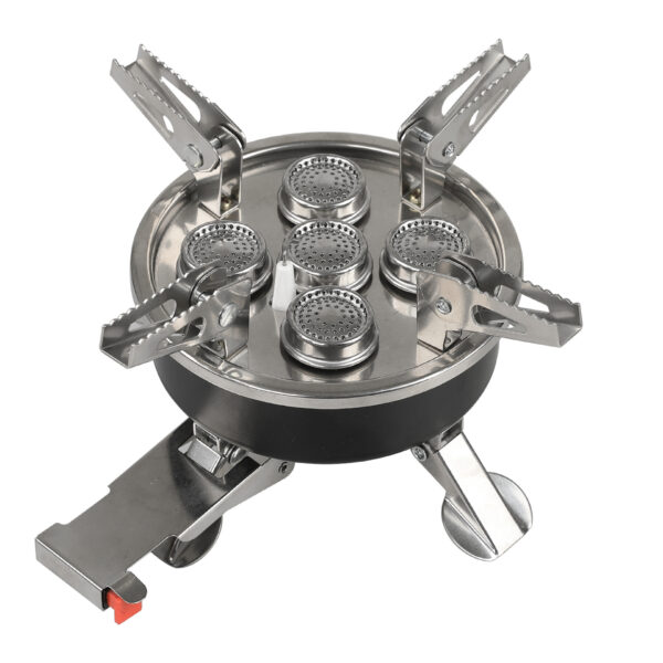 Outdoor Picnic Portable Foldable Camping Stainless Steel Split Stove - Image 3