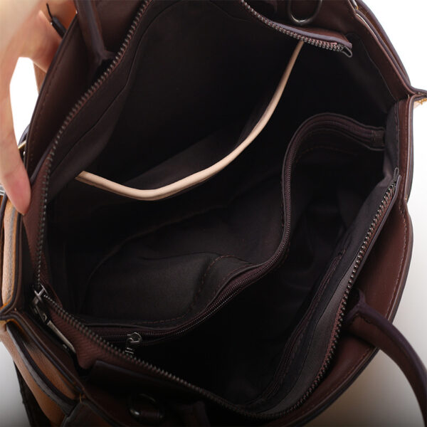 The First Layer Cowhide Dumpling Portable Shoulder Bag - Image 3