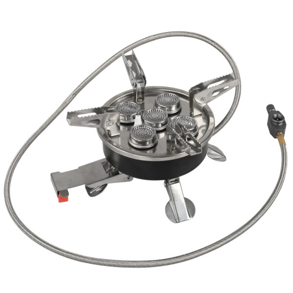 Outdoor Picnic Portable Foldable Camping Stainless Steel Split Stove - Image 2