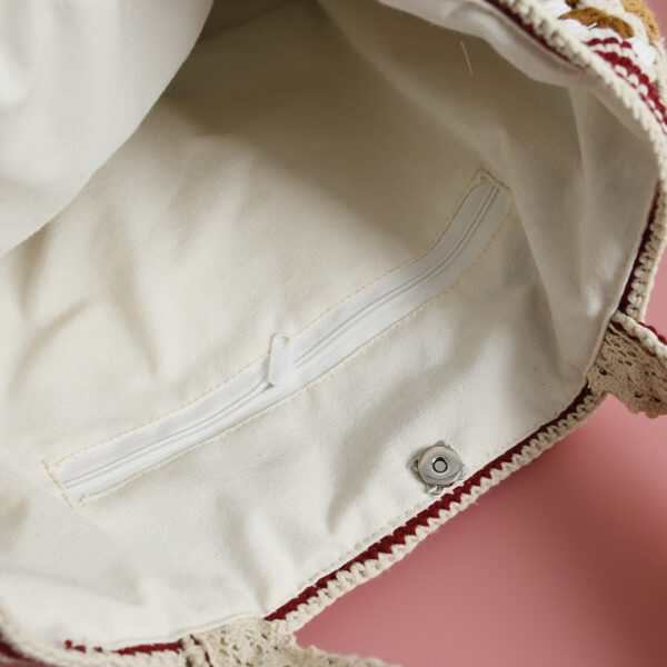 Women's Three-dimensional Flower Handmade Shoulder Bag - Image 3