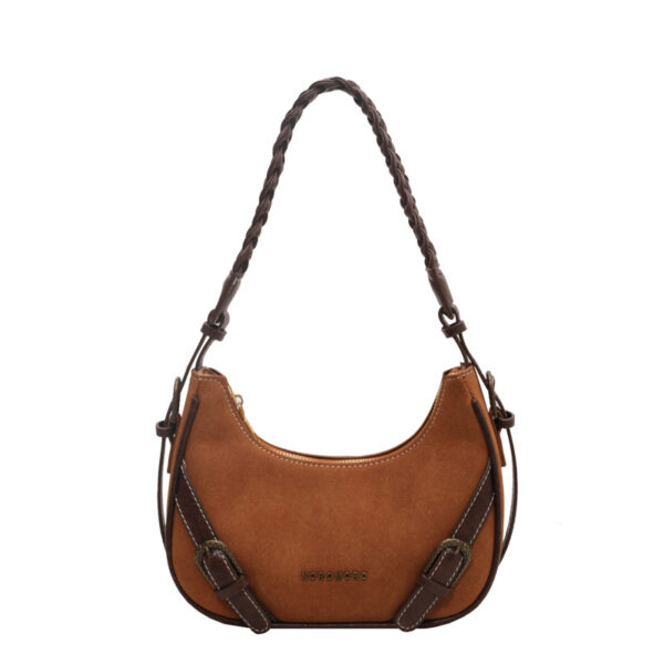 Retro Underarm Baguette Shoulder Selenodont Bag - Image 5